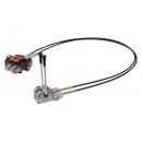 Distribuitor hidraulic cu 2 manete, lungime cablu 2.5m presiune 250 bar debit 80L/min Breckner Germany