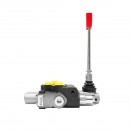 Distribuitor hidraulic cu 2 manete supapa de siguranta SD11 debit 80L/min levier si reductie -15 /+80 Breckner Germany