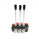 Distribuitor hidraulic cu 3 manete 2 flotante 40L/min.