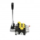 Distribuitor hidraulic cu 3 manete debit 40L/min cu levier si reductie incluse -15 /+80 Breckner Germany