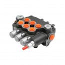 Distribuitor hidraulic cu 3 manete, lungime cablu 2.5m presiune 250 bar debit 80L/min Breckner Germany