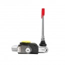 Distribuitor hidraulic cu 3 manete supapa de siguranta SD11 debit 80L/min levier si reductie -15 /+80 Breckner Germany