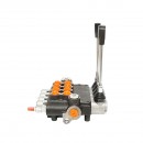 Distribuitor hidraulic cu 4 manete debit 80L/min cu levier si reductie inclusa -15 /+80 Breckner Germany