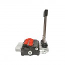 Distribuitor hidraulic cu 4 manete supapa de siguranta SD11 debit 80L/min levier si reductie -15 /+80 Breckner Germany
