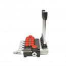 Distribuitor hidraulic cu 5 manete debit 40L/min cu levier si reductie incluse -15 /+80 Breckner Germany