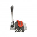 Distribuitor hidraulic cu 5 manete debit 40L/min cu levier si reductie incluse -15 /+80 Breckner Germany