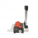 Distribuitor hidraulic cu 6 manete debit 40L/min cu levier si reductie incluse -15 /+80 Breckner Germany