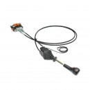 Distribuitor hidraulic cu joystick, lungime cablu 2.5m presiune 250 bar debit 40L/min Breckner Germany