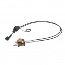 Distribuitor hidraulic cu joystick, lungime cablu 2m presiune 250 bar debit 40L/min Breckner Germany