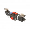 Distribuitor hidraulic P40 electromagnetic cu 1 cale, 12V Breckner Germany