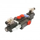 Distribuitor hidraulic P40 electromagnetic cu 1 cale, 12V Breckner Germany