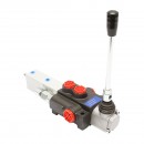 Distribuitor hidraulic P40 pneumatic cu 1 cale Breckner Germany