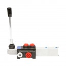 Distribuitor hidraulic P40 pneumatic cu 1 cale Breckner Germany