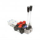 Distribuitor hidraulic P40 pneumatic cu 2 cai Breckner Germany