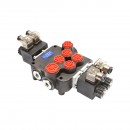 Distribuitor hidraulic P80 electromagnetic cu 2 cai, 12V Breckner Germany