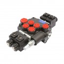 Distribuitor hidraulic P80 electromagnetic cu 2 cai, 24V Breckner Germany
