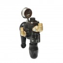 Distribuitor metalic cu 3 cai, manometru glicerina inclus pentru erbicidator