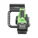 Drujba electrica profesionala cu 2 acumulatori 20V, 4Ah Li-ion, motor brushless, display digital LED, lama 12 inch (300mm) Breckner Germany