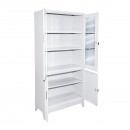Dulap metalic cu 2 usi de sticla si 2 usi pline securizate 1900x900x400mm