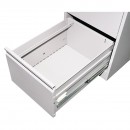 Dulap metalic fiset 1340x460x620mm cu 4 sertare securizate, gri Breckner Germany