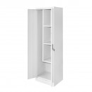 Dulap metalic fiset 1700x500x400mm cu 2 usi securizate, pentru produse curatenie, gri Breckner Germany