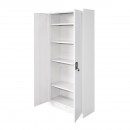 Dulap metalic fiset 1800x800x350mm cu 2 usi securizate, 4 polite, gri Breckner Germany