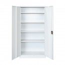 Dulap metalic fiset 1800x900x400mm cu 2 usi securizate, 4 polite, gri Breckner Germany