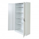 Dulap metalic fiset 1800x900x400mm cu 2 usi securizate, 4 polite, gri Breckner Germany