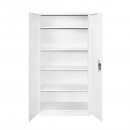 Dulap metalic fiset 1800x900x400mm cu 2 usi securizate, 4 polite, gri Breckner Germany