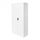Dulap metalic fiset 1800x900x400mm cu 2 usi securizate, 4 polite, gri Breckner Germany