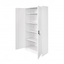 Dulap metalic fiset 1800x900x400mm cu 2 usi securizate, 4 polite, gri Breckner Germany