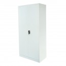Dulap metalic fiset tip vestiar 1950x920x500mm cu 2 usi securizate, rafturi si bara, gri Breckner Germany