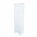 Dulap metalic fiset tip vestiar gri cu 1 usa securizata si 5 rafturi 1700x300x450mm