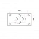Electrovalva directionala 24VDC 25W pentru 6 cai control debit instalatii hidraulice HDQX126J 4WE6J61B CG12N9Z4