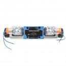 Electrovalva directionala AC220V pentru 6 cai control debit instalatii hidraulice HDQX2206E 4WE6E61B CW220-50N9Z4