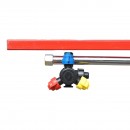 Erbicidator cu bazin 600L si brat 12m, cu 25 diuze triple