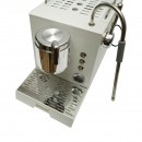 Espressor semi-automat profesional cafea boabe cu rasnita integrata 2950W, 220V, grup dublu, sistem spumare lapte, presiune 20 bar, rezervor apa 3.5L, conexiune apa retea