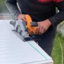 Fierastrau circular de mana 1500W, 4700rpm cu disc 185mm