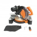 Fierastrau circular stationar profesional 1800W, 220V, disc 255mm 60T, taiere inclinata 45°, 5500 r/min, sac colectare Breckner Germany