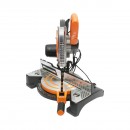 Fierastrau circular stationar profesional 1800W, 220V, disc 255mm 60T, taiere inclinata 45°, 5500 r/min, sac colectare Breckner Germany