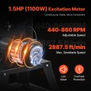 Fierastrau cu banda pentru Lemn, 1.1 kW, 0° la 45, 4 viteze reglabile, 440-880 rpm, Lampa, Lungime banda 2780 mm