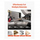 Fierastrau cu banda pentru metal, 1.1 kW, Lungime banda 2362 mm, 0° la 45, 4 viteze,  65 m/min, Baza fixa