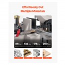 Fierastrau cu banda pentru metal, 1.1 kW, Lungime banda 2362 mm, 0° la 45, 4 viteze reglabile, 65 m/min, baza rotativa