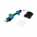 Fierastrau electric tip sabie cu 2 acumulatori 21V, 1.5Ah Li-ion, LED, cursa 20mm, 0-3000rpm, 3 panze pentru lemn, metal, plastic Breckner Germany