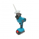 Fierastrau electric tip sabie cu 2 acumulatori 21V, 1.5Ah Li-ion, LED, cursa 20mm, 0-3000rpm, 3 panze pentru lemn, metal, plastic Breckner Germany