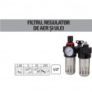 Filtru, regulator aer si lubrificator 1/2, JBM 53068