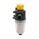 Filtru erbicidator transparent cu 2 site si valva autocuratare, racord 32mm