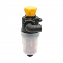 Filtru erbicidator transparent cu 2 site si valva autocuratare, racord 32mm