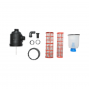 Filtru erbicidator transparent cu 2 site si valva autocuratare, racord 32mm