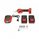 Foarfeca electrica de gradina 500W cu 2 acumulatori 21V, 4Ah Li-Ion, Brushless, afisaj digital, diametru maxim taiere 40mm Breckner Germany